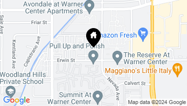 Map of 22243 1/4 Erwin St, WOODLAND HILLS CA, 91367