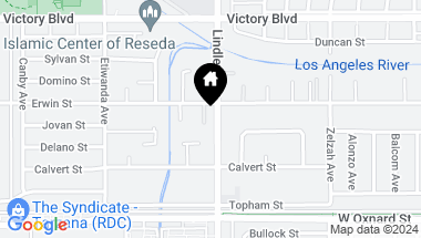 Map of 6257 Lindley Avenue, Tarzana CA, 91335