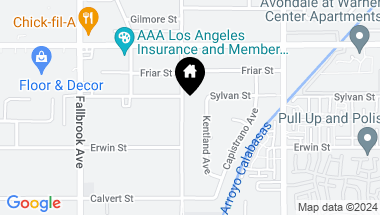 Map of 6236 Sale Avenue, Woodland Hills CA, 91367