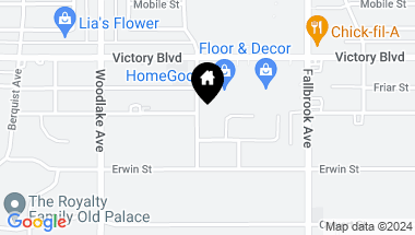 Map of 6260 Royer Avenue, Woodland Hills CA, 91367