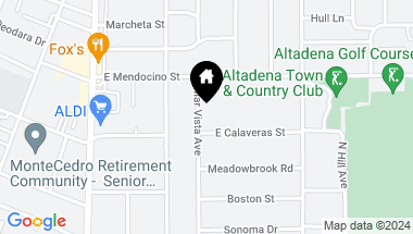 Map of 2258 Mar Vista Avenue, Altadena CA, 91001