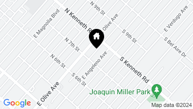 Map of 715 E Angeleno Avenue 104, Burbank CA, 91501