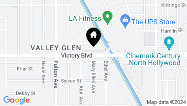 Map of 13135 Victory Boulevard, Valley Glen CA, 91401