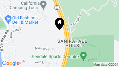 Map of 0 pasa glen dr., Glendale CA, 91208