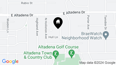 Map of 2515 Boulder Road, Altadena CA, 91001
