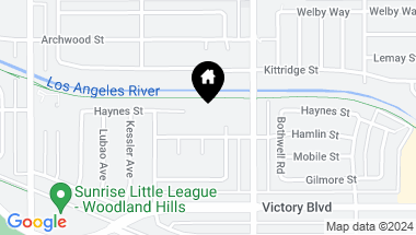 Map of 6543 Corbin Avenue, Woodland Hills CA, 91367