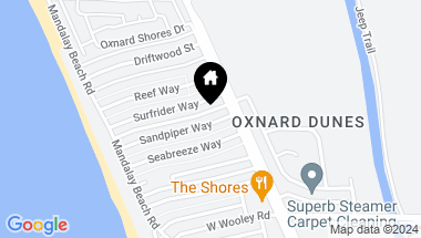 Map of 5124 Beachcomber Street, Oxnard CA, 93035