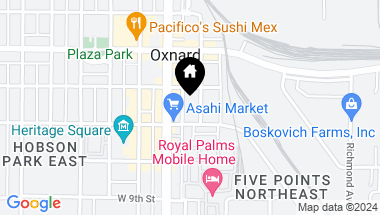 Map of 633 Meta Street, Oxnard CA, 93030