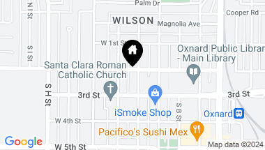 Map of 201 S D Street, Oxnard CA, 93030