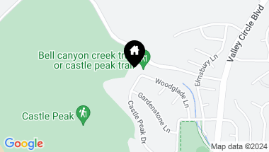 Map of 7163 Castle Peak Drive, West Hills CA, 91307