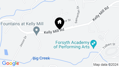 Map of 0 Kelly Mill Road, Cumming GA, 30040