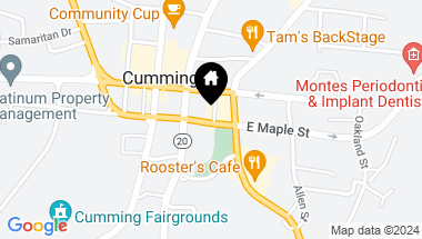 Map of 0 Mason Street, Cumming GA, 30040