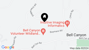Map of 22 Stagecoach Road, Bell Canyon CA, 91307