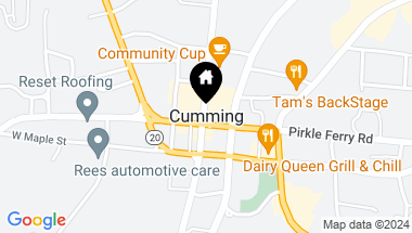 Map of 4435 Ryker Road, Cumming GA, 30041