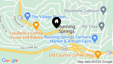 Map of 31701 Hilltop Drive, Running Springs CA, 92382
