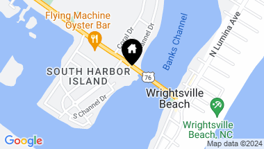 Map of 3 Auditorium Circle, Wrightsville Beach NC, 28480