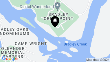 Map of 409 Bradley Creek Point Road, Wilmington NC, 28403