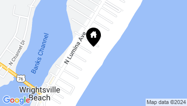 Map of 15 Augusta Street, Wrightsville Beach NC, 28480