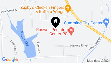 Map of 436 N Corners Parkway, Cumming GA, 30040