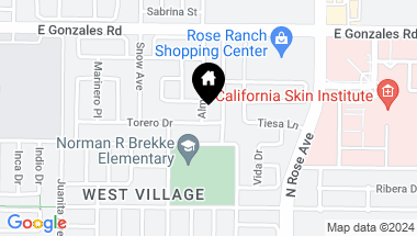 Map of 1502 Almanor Street Street, Oxnard CA, 93030