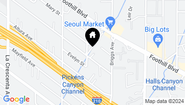 Map of 2457 Prospect Avenue, Montrose CA, 91020