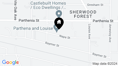 Map of 17437 Napa Street, Sherwood Forest CA, 91325