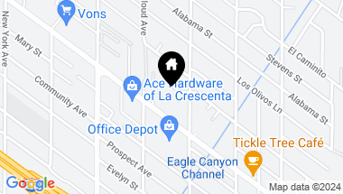 Map of 4543 Orin Avenue, La Crescenta CA, 91214