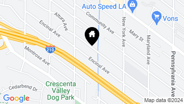 Map of 3510 Altura Avenue, La Crescenta CA, 91214