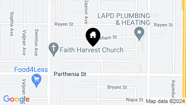 Map of 16012 Acre Street, North Hills CA, 91343