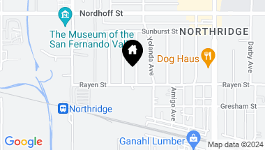 Map of 8915 Eames Avenue, Northridge CA, 91324