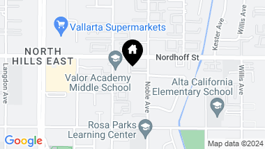 Map of 15126 Logos Court, North Hills CA, 91343