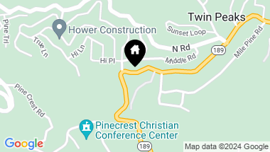 Map of 25737 Ca-189, Twin Peaks CA, 92391