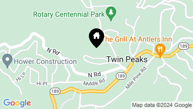 Map of 25825 Sunset Loop Road, Twin Peaks CA, 92391