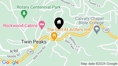 Map of 26166 Alpine Lane, Twin Peaks CA, 92391