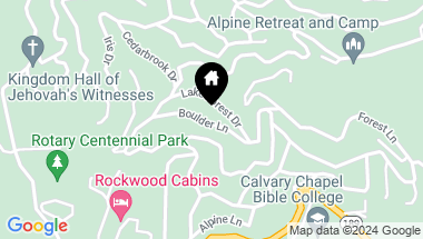 Map of 26200 Boulder Lane, Twin Peaks CA, 92391