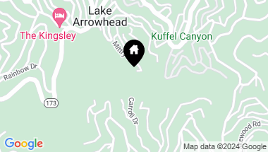 Map of 365 Mittry Lane, Lake Arrowhead CA, 92352