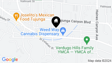 Map of 7064 Greeley Street, Tujunga CA, 91042