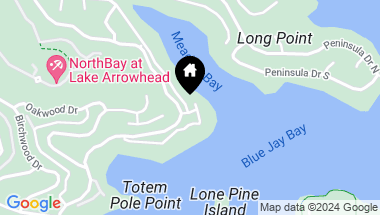 Map of 27469 Bayshore Drive, Lake Arrowhead CA, 92352