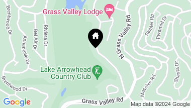 Map of 374 Golf Course Road, Lake Arrowhead CA, 92352
