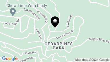 Map of 47 El Valle, Cedarpines Park CA, 92322