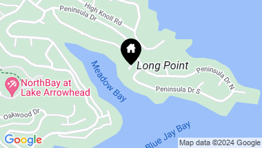 Map of 27819 Peninsula Drive, Lake Arrowhead CA, 92352