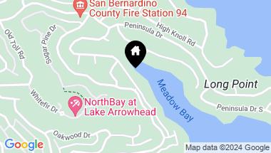 Map of 27615 Meadow Bay Drive, Lake Arrowhead CA, 92352