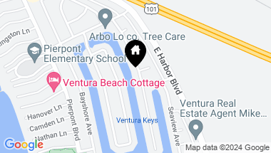 Map of 2823 Seahorse Avenue, Ventura CA, 93001