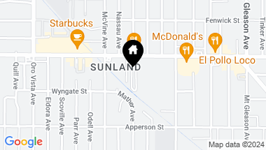 Map of 8100 Foothill Boulevard 55, Sunland CA, 91040