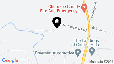 Map of 328 Old Shoal Creek Road, Canton GA, 30114