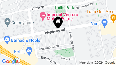 Map of 1106 Chalmette Avenue, Ventura CA, 93003