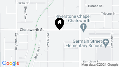 Map of 21016 Chatsworth Street, Chatsworth CA, 91311