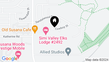 Map of 6724 Cowboy ST, SIMI VALLEY CA, 93063