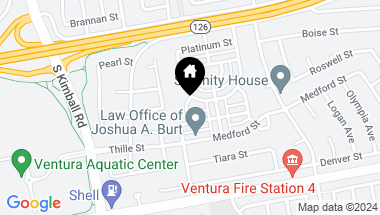 Map of 8120 ONYX Street, Ventura CA, 93004