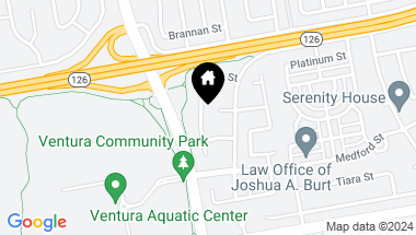 Map of 716 Sapphire Avenue, Ventura CA, 93004
